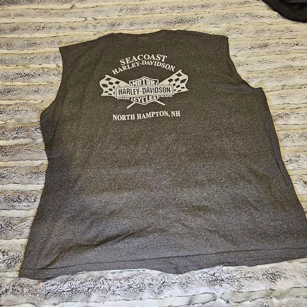 Harley-davidson Men's Grey Vest